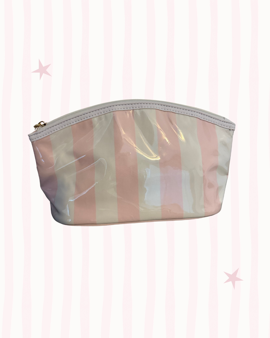 Stripe Away Makeup Bag