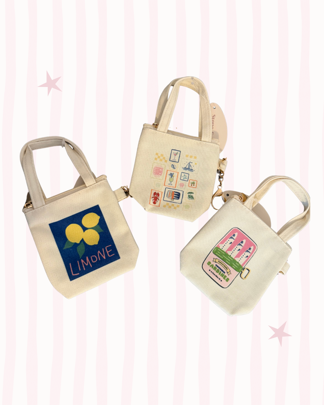 Euro Summer Mini Bag Charms