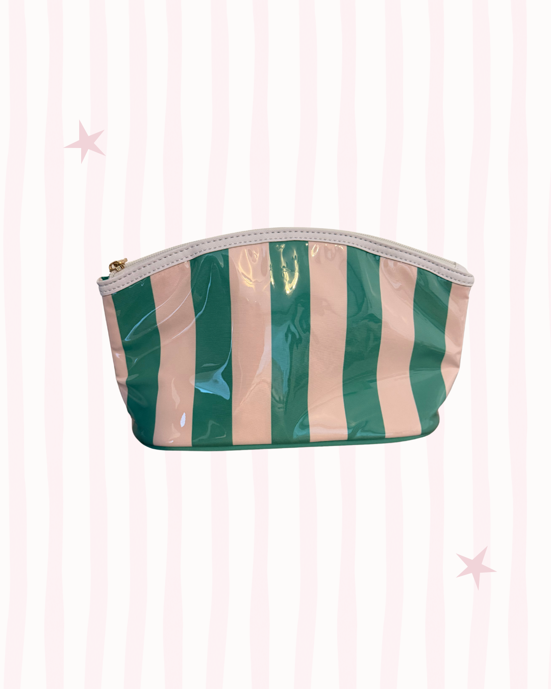 Stripe Away Makeup Bag